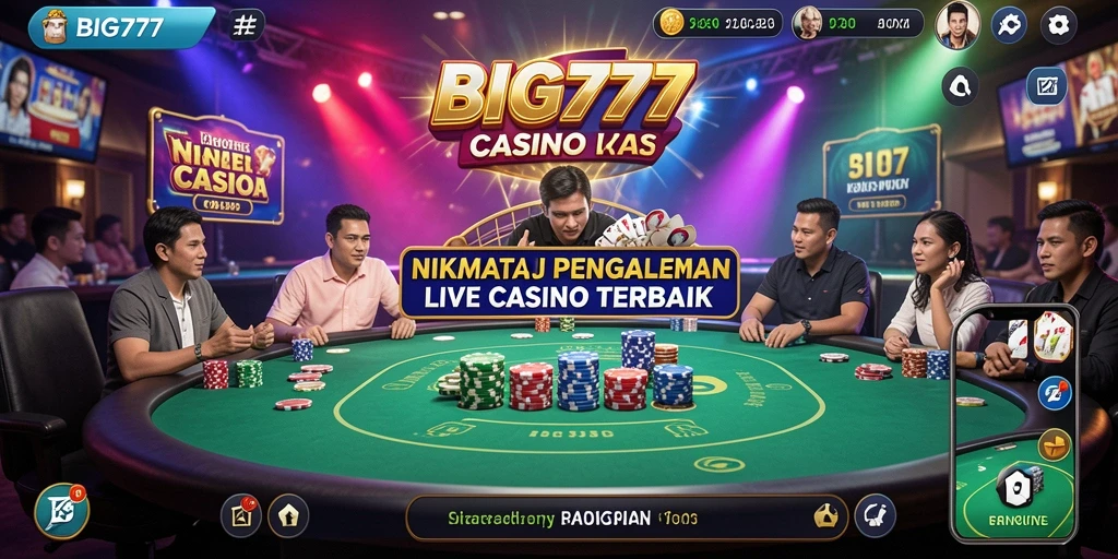 Tampilan gameplay BIG777 yang mendebarkan dan interaktif.