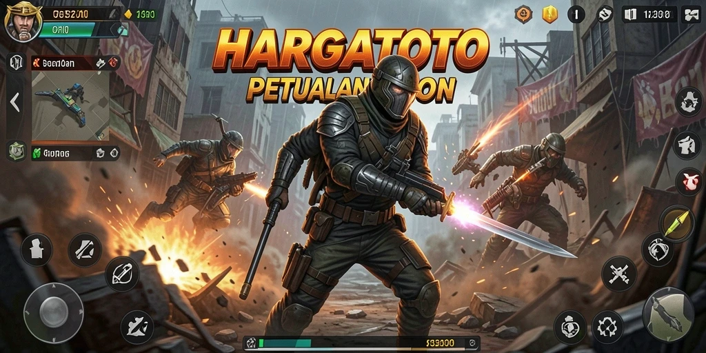 Gameplay seru HARGATOTO dengan pertarungan action yang menegangkan.