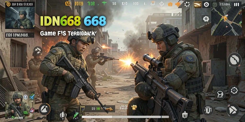 Gameplay seru IDN668 dalam aksi penuh ketegangan.