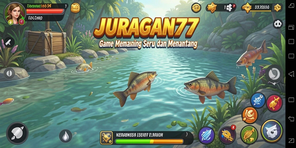 Tangkapan ikan yang spektakuler dalam gameplay JURAGAN77.