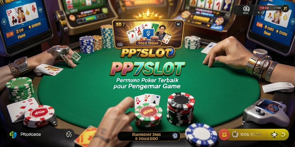 Tangkapan layar PP7SLOT menampilkan aksi seru permainan poker yang mendebarkan.