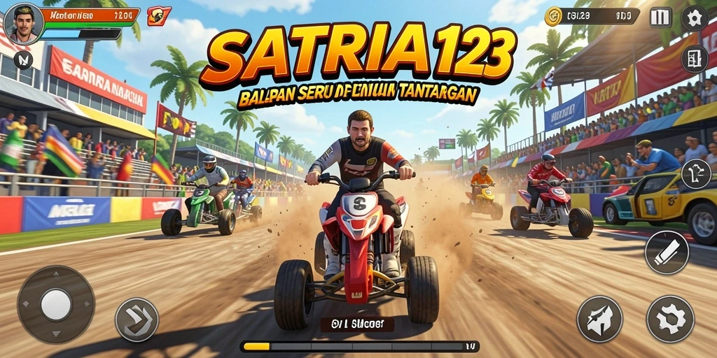 Gameplay Racing di SATRIA123 dengan grafis yang memukau.