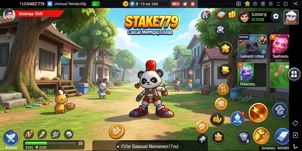 Tampilan gameplay dari STAKE779 yang seru dan penuh warna.