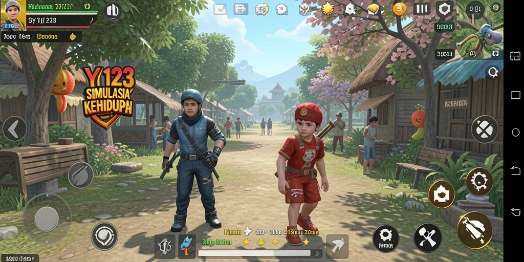 Gameplay YY123 yang interaktif dan menarik.